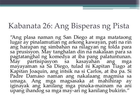 kabanata 26 noli me tangere buod|Kabanata 26 Noli Me Tangere – “Bisperas Ng Pista” .